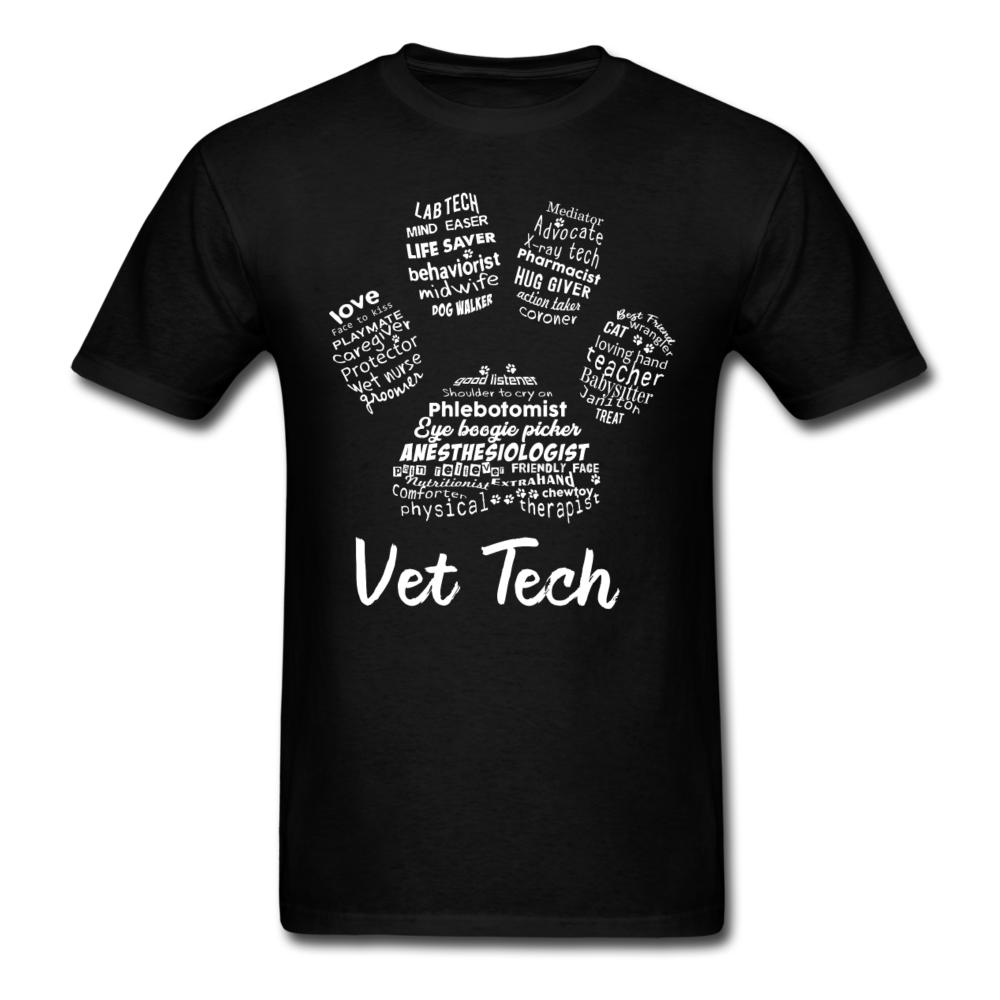 PawPrint Vet Tech Unisex T-shirt-Unisex Classic T-Shirt | Fruit of the Loom 3930-I love Veterinary