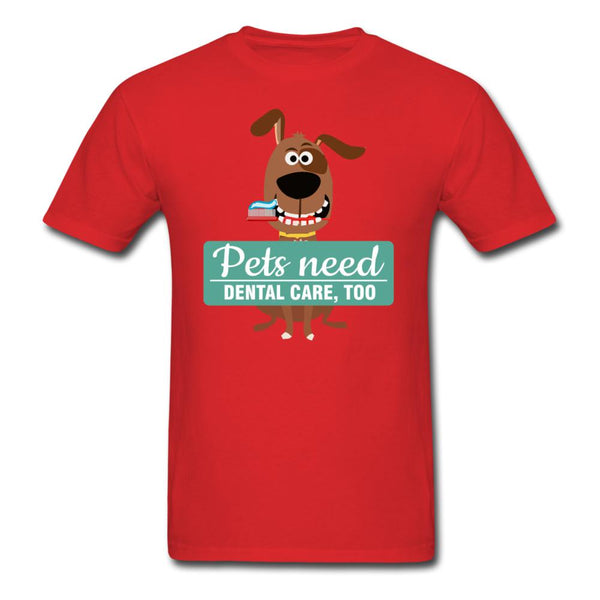 Pet Dental Health Unisex T-shirt-Unisex Classic T-Shirt | Fruit of the Loom 3930-I love Veterinary