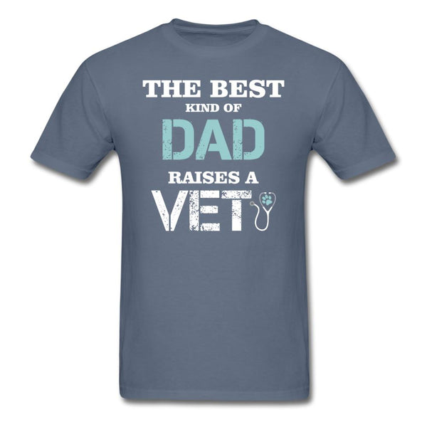 The best kind of Dad raises a Vet Unisex T-shirt-Unisex Classic T-Shirt | Fruit of the Loom 3930-I love Veterinary