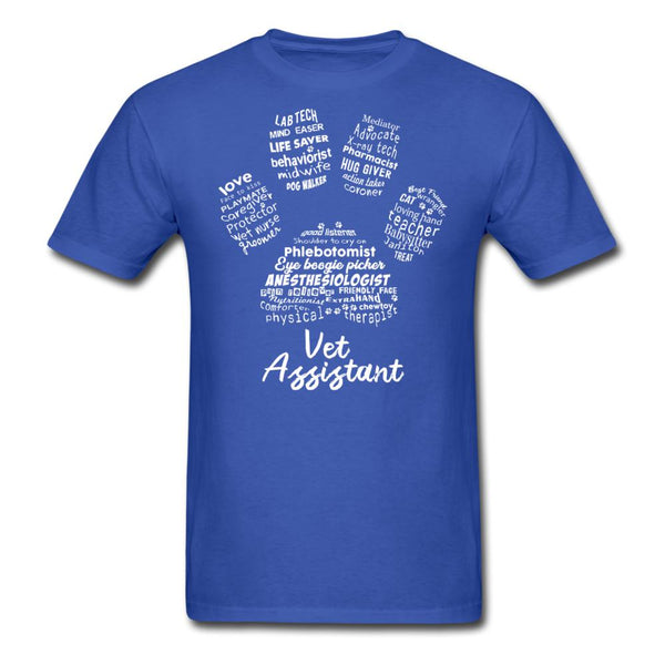 Vet Assistant Pawprint Unisex T-shirt-Unisex Classic T-Shirt | Fruit of the Loom 3930-I love Veterinary