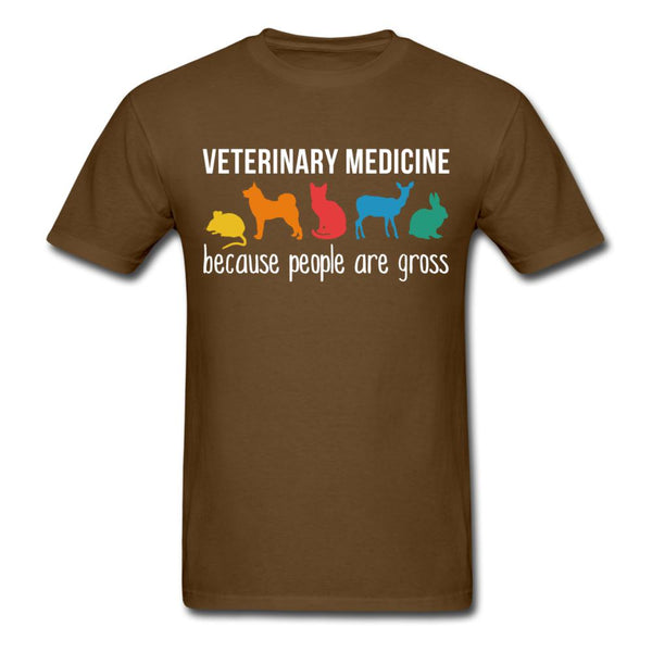 Veterinary medicine: because people are gross Unisex T-shirt-Unisex Classic T-Shirt | Fruit of the Loom 3930-I love Veterinary