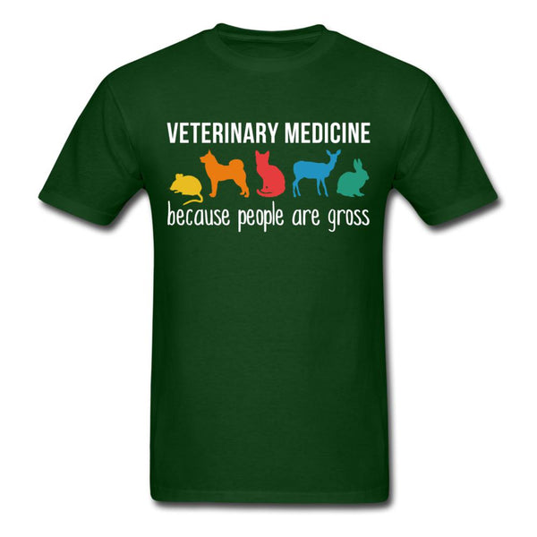 Veterinary medicine: because people are gross Unisex T-shirt-Unisex Classic T-Shirt | Fruit of the Loom 3930-I love Veterinary