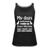 My dogs are the reason I wake up Women's Tank Top-Women’s Premium Tank Top | Spreadshirt 917-I love Veterinary