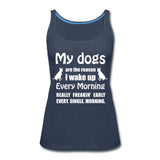 My dogs are the reason I wake up Women's Tank Top-Women’s Premium Tank Top | Spreadshirt 917-I love Veterinary