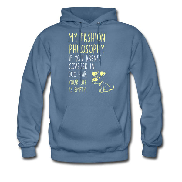 My fashion philosophy, Dogs Unisex T-shirt-Men's Hoodie | Hanes P170-I love Veterinary