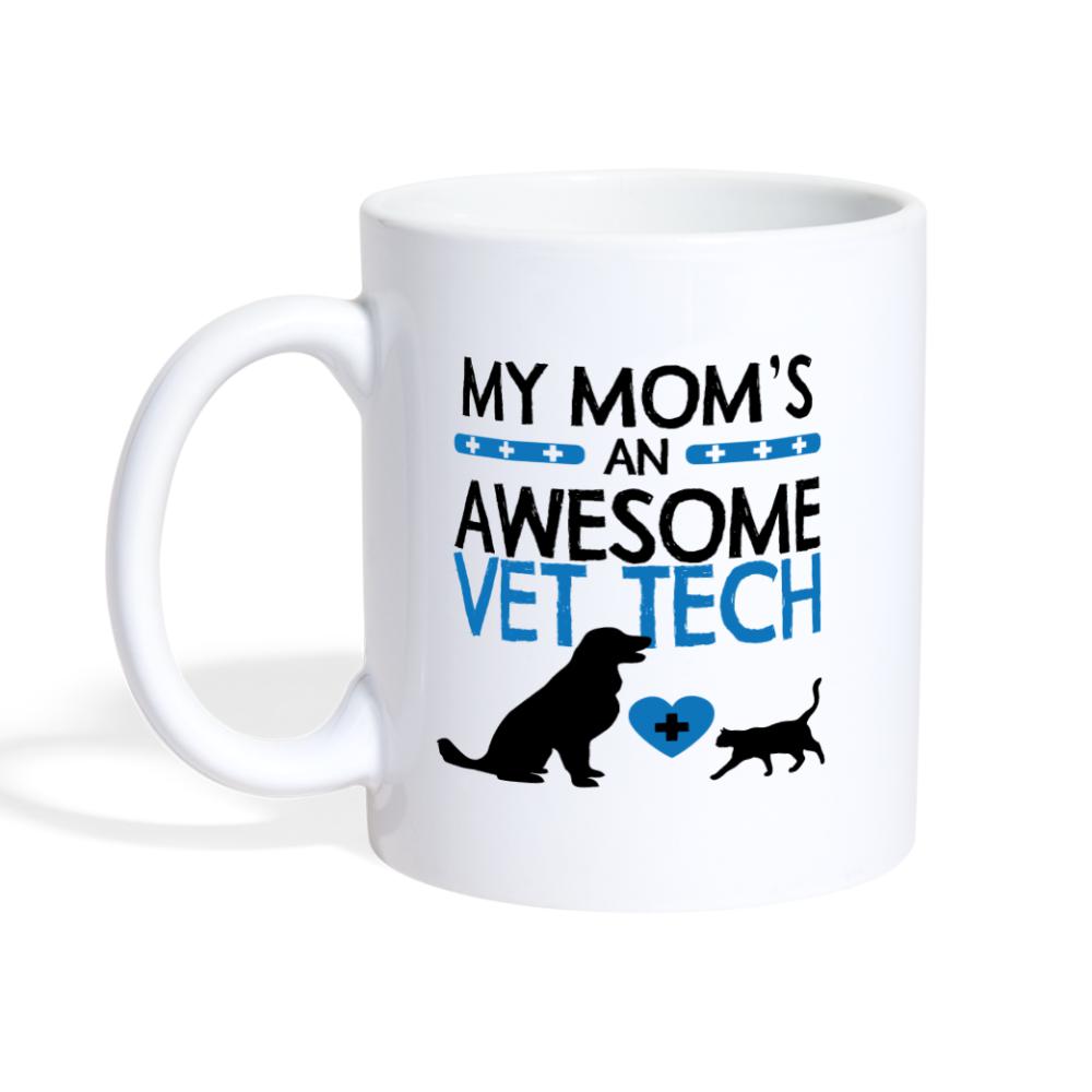 My mom's an awesome vet tech Coffee or Tea Mug-Coffee/Tea Mug | BestSub B101AA-I love Veterinary