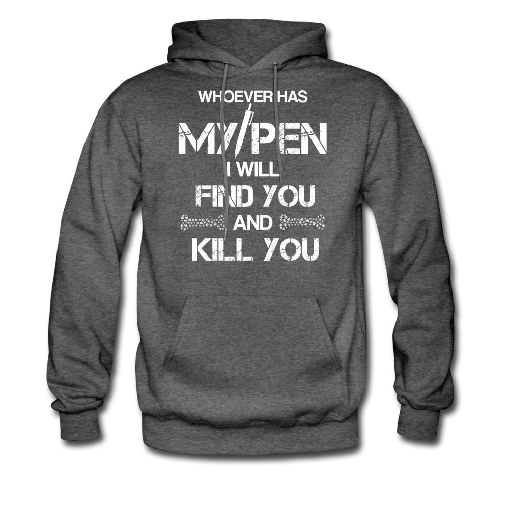 My Pen Unisex Hoodie-Men's Hoodie | Hanes P170-I love Veterinary