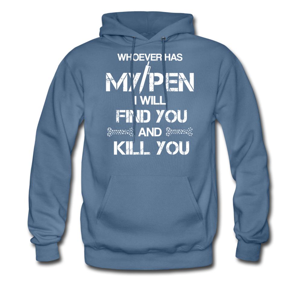 My Pen Unisex Hoodie-Men's Hoodie | Hanes P170-I love Veterinary