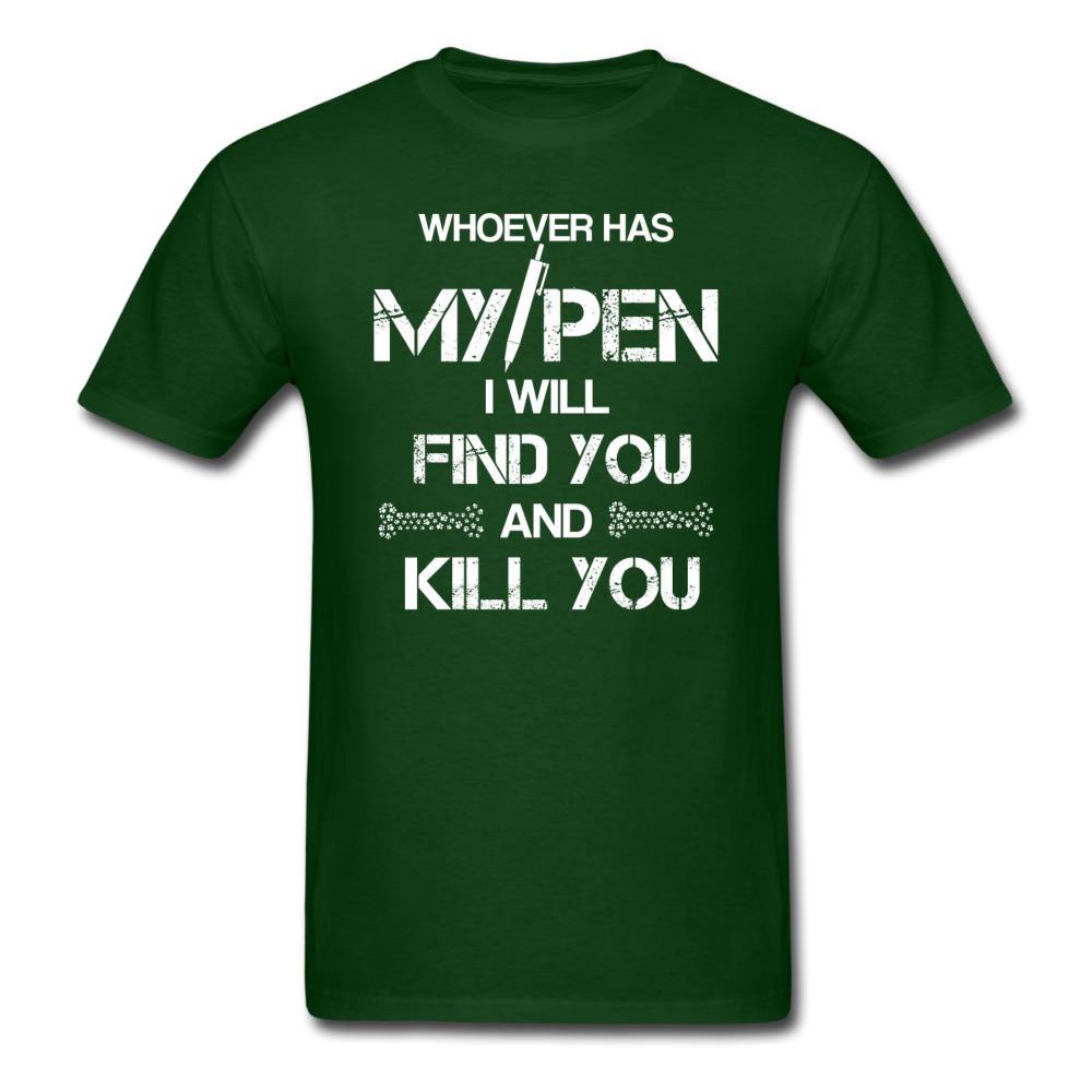 My Pen Unisex T-shirt-Unisex Classic T-Shirt | Fruit of the Loom 3930-I love Veterinary