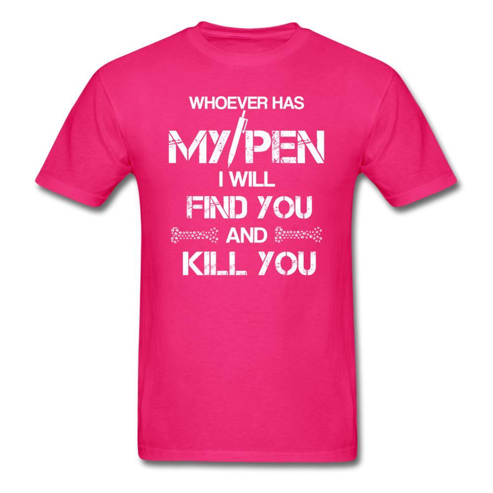 My Pen Unisex T-shirt-Unisex Classic T-Shirt | Fruit of the Loom 3930-I love Veterinary