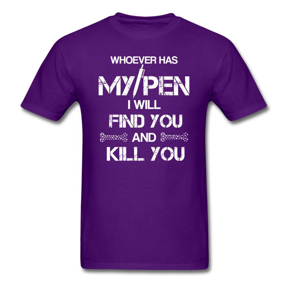 My Pen Unisex T-shirt-Unisex Classic T-Shirt | Fruit of the Loom 3930-I love Veterinary