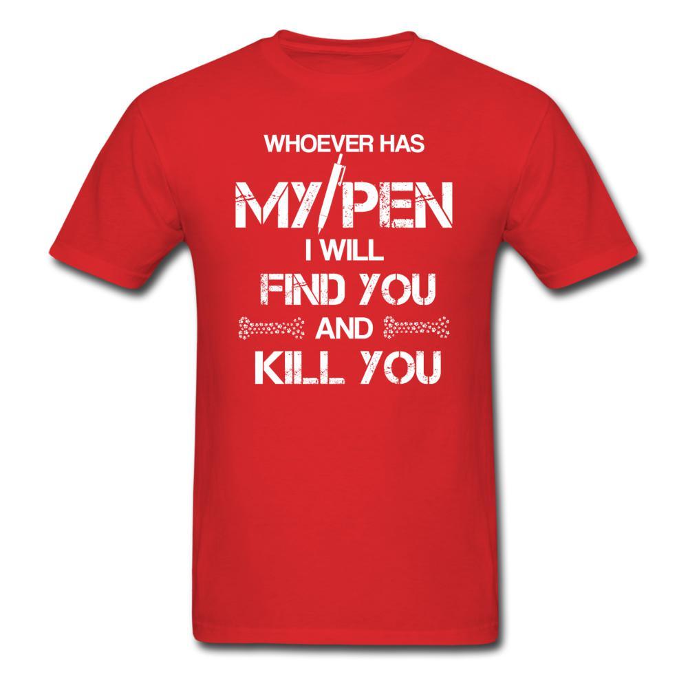 My Pen Unisex T-shirt-Unisex Classic T-Shirt | Fruit of the Loom 3930-I love Veterinary