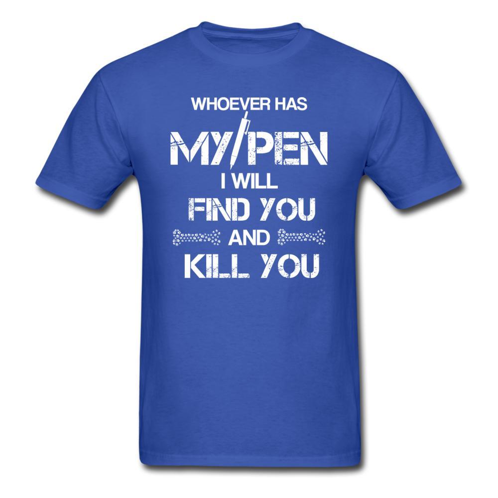 My Pen Unisex T-shirt-Unisex Classic T-Shirt | Fruit of the Loom 3930-I love Veterinary