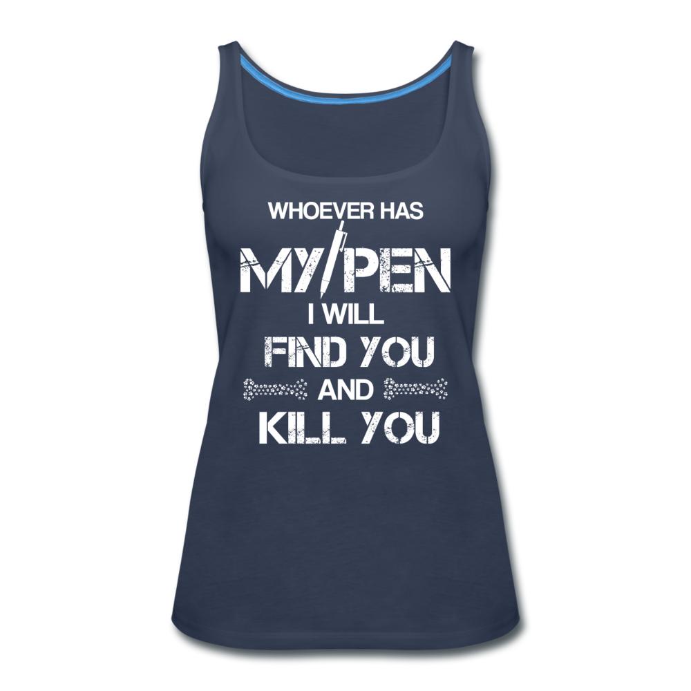 My Pen Women's Tank Top-Women’s Premium Tank Top | Spreadshirt 917-I love Veterinary