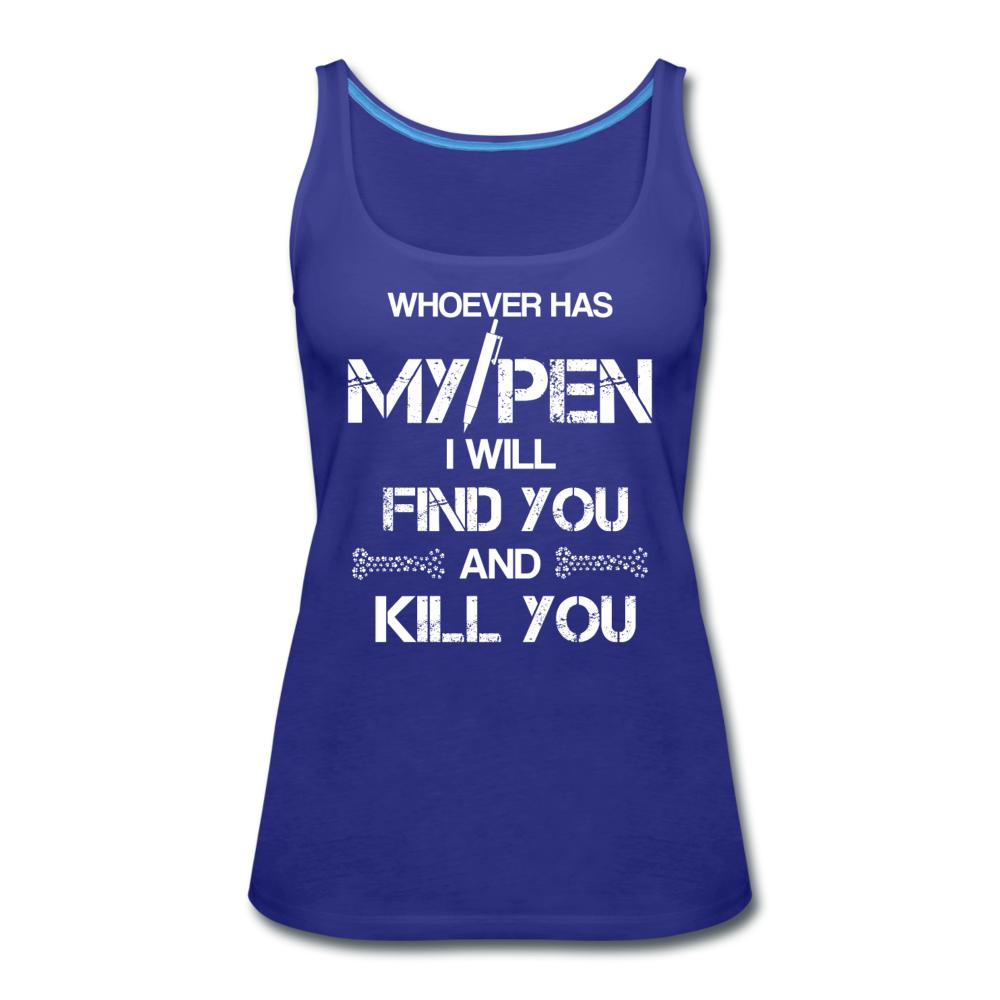 My Pen Women's Tank Top-Women’s Premium Tank Top | Spreadshirt 917-I love Veterinary