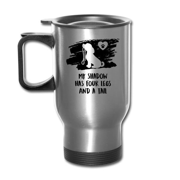 My shadow has four legs and a tail 14oz Travel Mug-Travel Mug | BestSub B4QC2-I love Veterinary