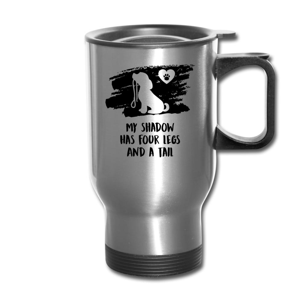 My shadow has four legs and a tail 14oz Travel Mug-Travel Mug | BestSub B4QC2-I love Veterinary
