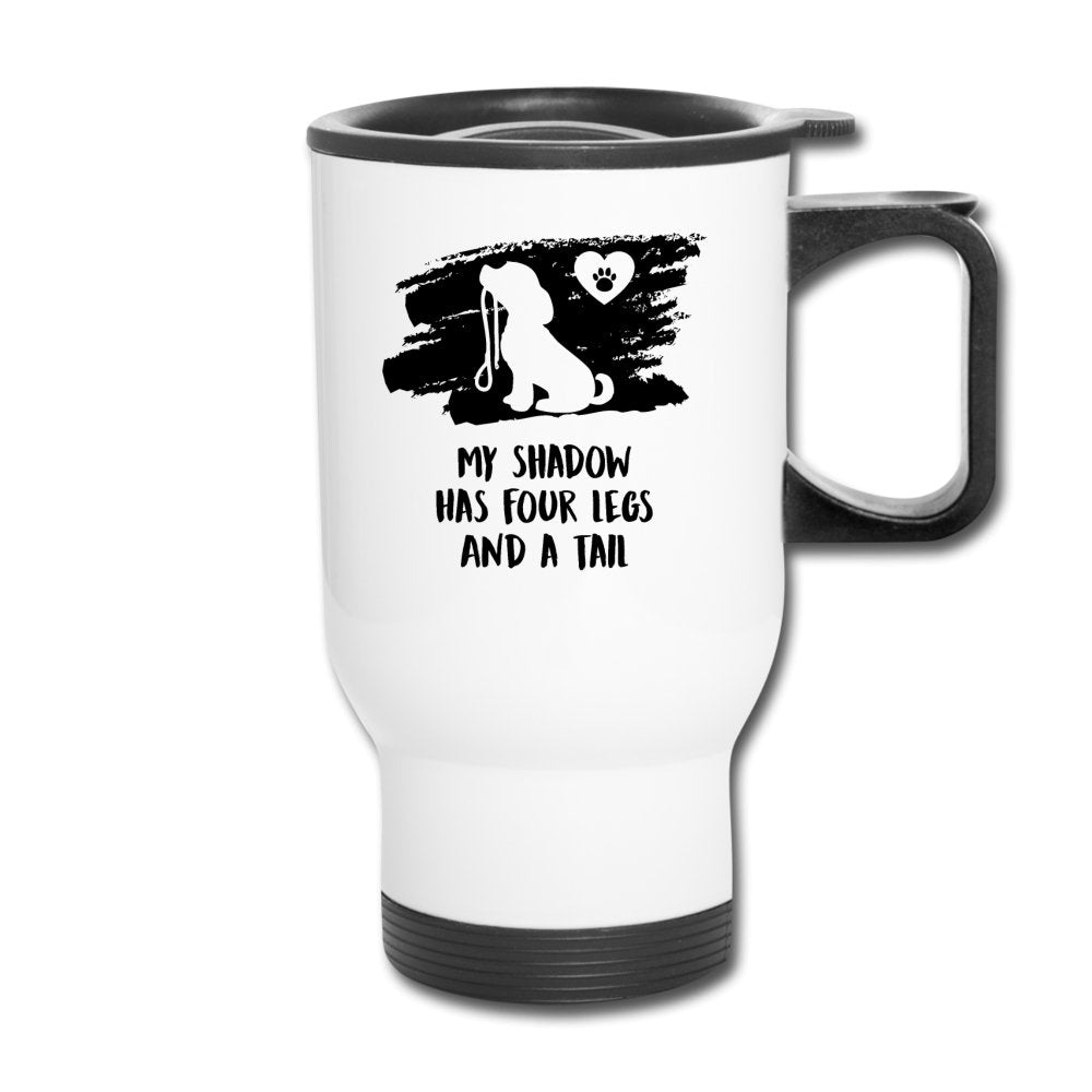 My shadow has four legs and a tail 14oz Travel Mug-Travel Mug | BestSub B4QC2-I love Veterinary