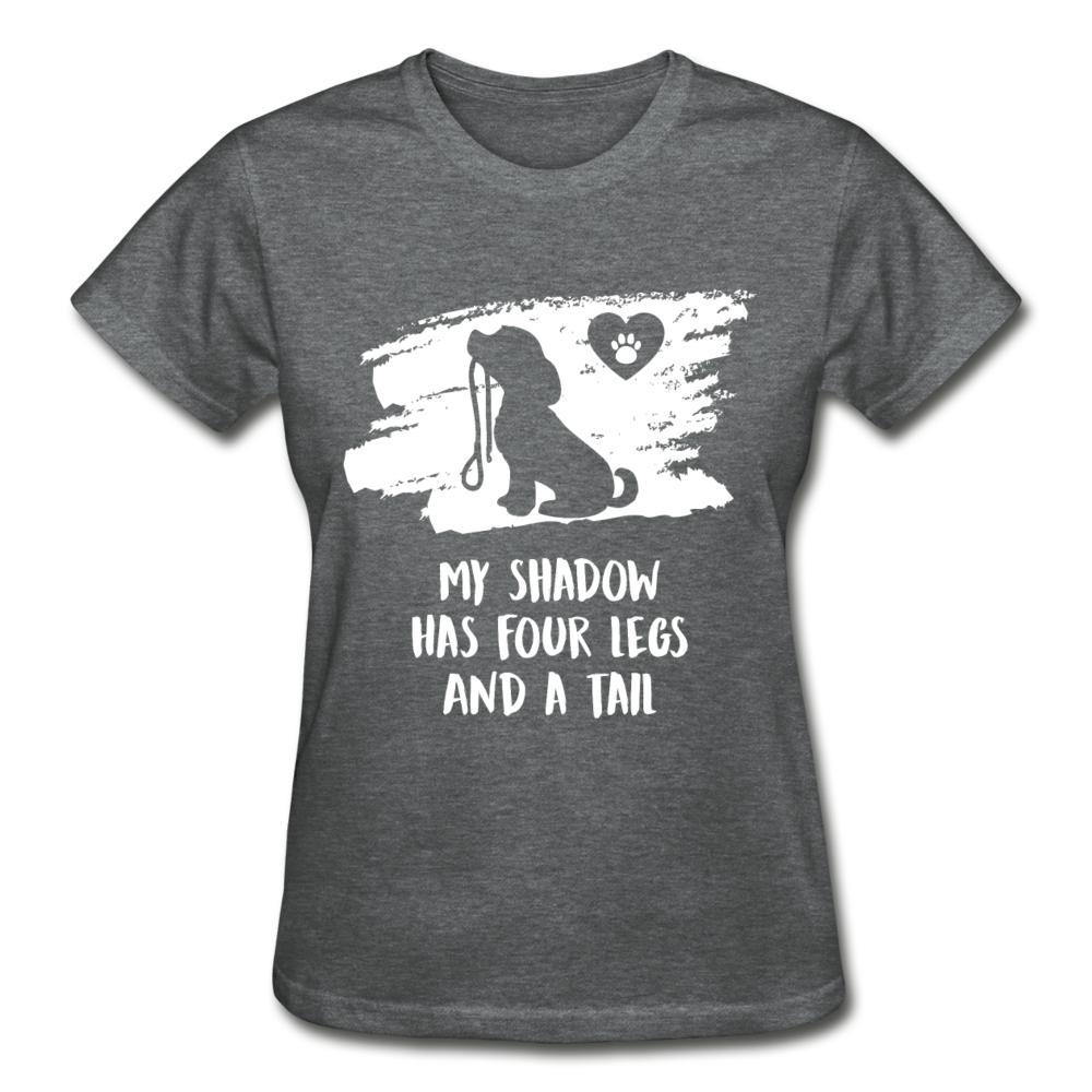 My shadow has four legs and a tail Gildan Ultra Cotton Ladies T-Shirt-Ultra Cotton Ladies T-Shirt | Gildan G200L-I love Veterinary