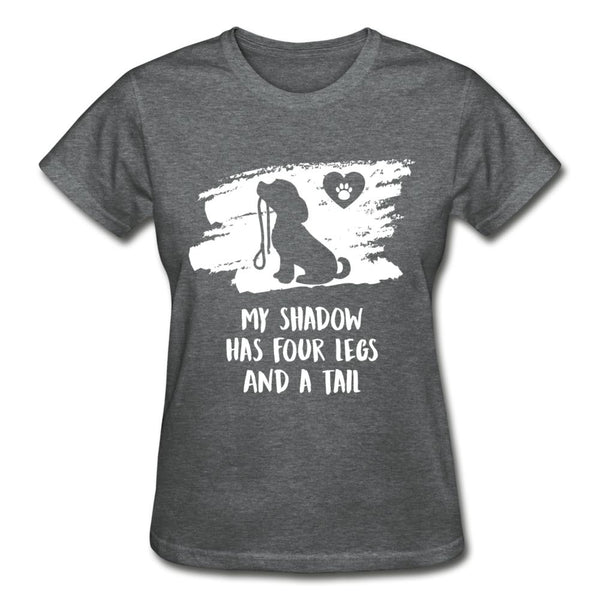 My shadow has four legs and a tail Gildan Ultra Cotton Ladies T-Shirt-Ultra Cotton Ladies T-Shirt | Gildan G200L-I love Veterinary