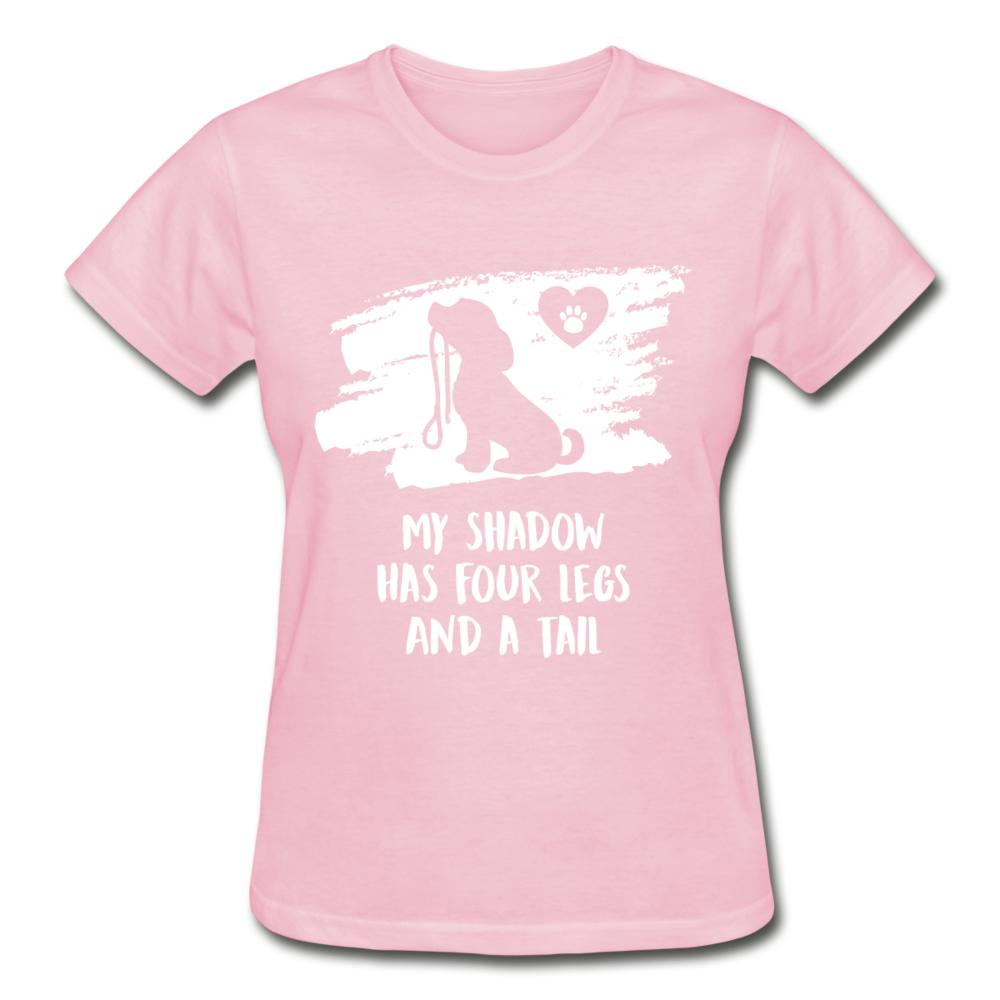 My shadow has four legs and a tail Gildan Ultra Cotton Ladies T-Shirt-Ultra Cotton Ladies T-Shirt | Gildan G200L-I love Veterinary