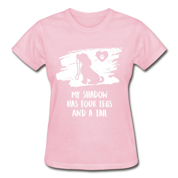 My shadow has four legs and a tail Gildan Ultra Cotton Ladies T-Shirt-Ultra Cotton Ladies T-Shirt | Gildan G200L-I love Veterinary