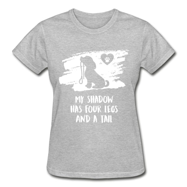 My shadow has four legs and a tail Gildan Ultra Cotton Ladies T-Shirt-Ultra Cotton Ladies T-Shirt | Gildan G200L-I love Veterinary