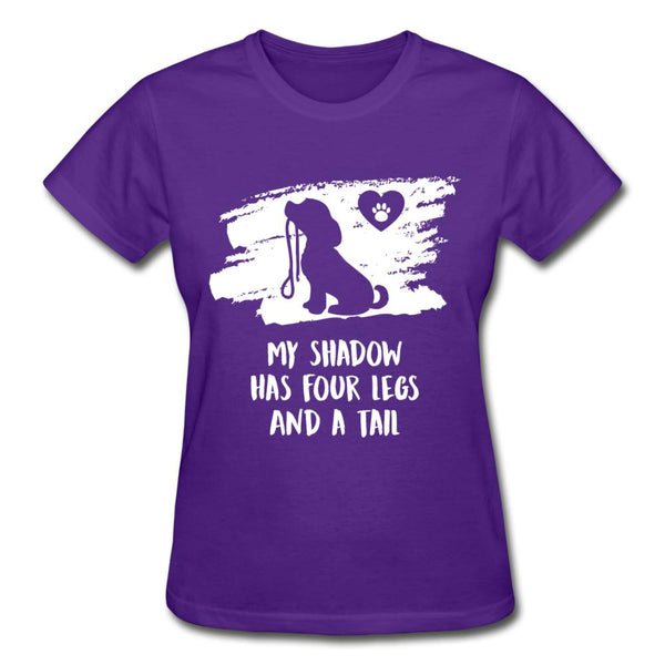 My shadow has four legs and a tail Gildan Ultra Cotton Ladies T-Shirt-Ultra Cotton Ladies T-Shirt | Gildan G200L-I love Veterinary