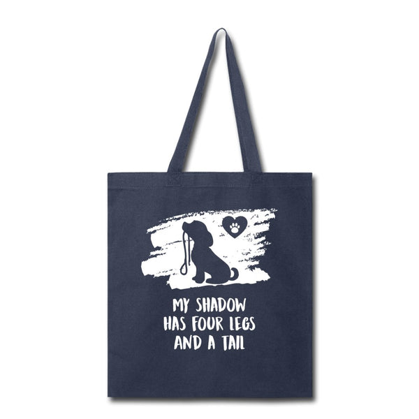 My shadow has four legs and a tail Tote Bag-Tote Bag | Q-Tees Q800-I love Veterinary