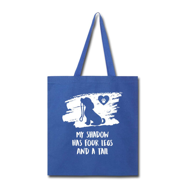 My shadow has four legs and a tail Tote Bag-Tote Bag | Q-Tees Q800-I love Veterinary