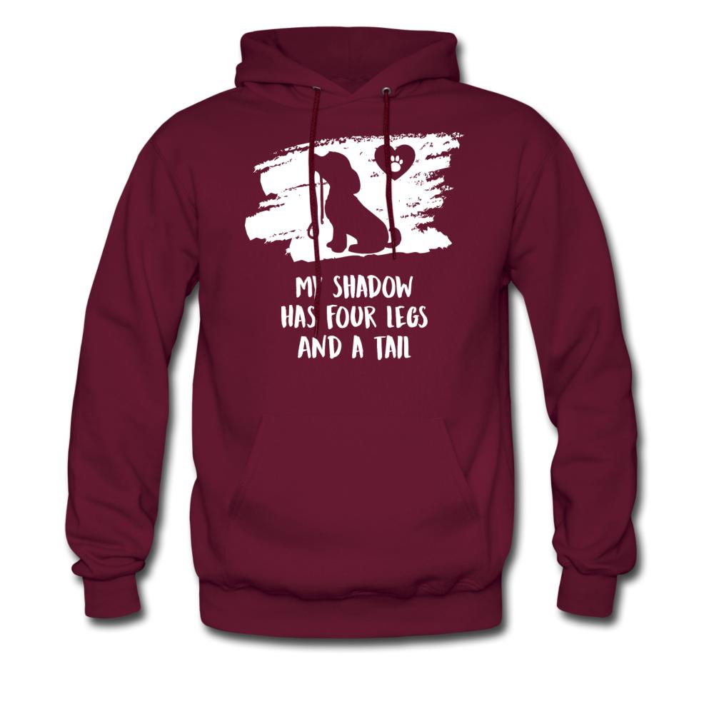 My shadow has four legs and a tail Unisex Hoodie-Men's Hoodie | Hanes P170-I love Veterinary