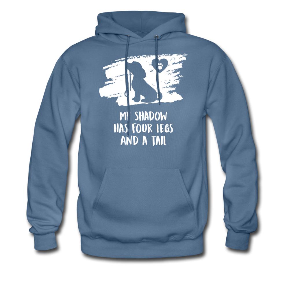 My shadow has four legs and a tail Unisex Hoodie-Men's Hoodie | Hanes P170-I love Veterinary