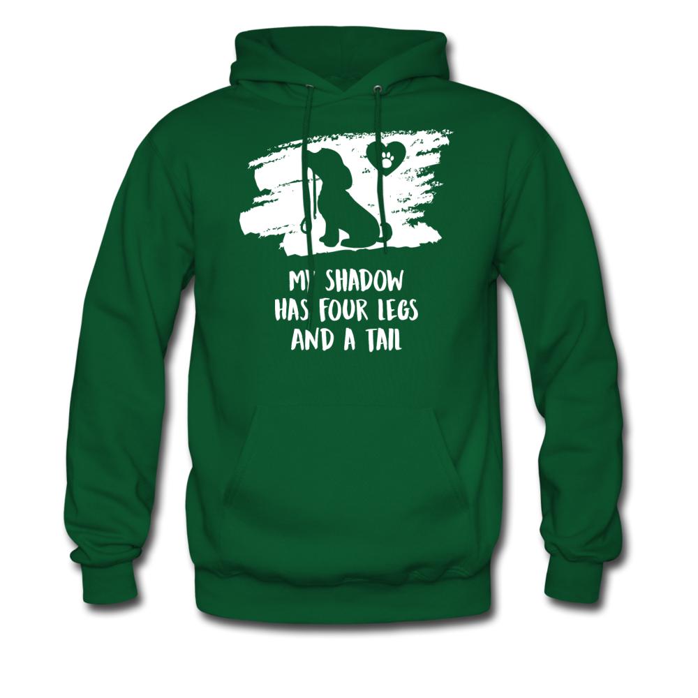 My shadow has four legs and a tail Unisex Hoodie-Men's Hoodie | Hanes P170-I love Veterinary