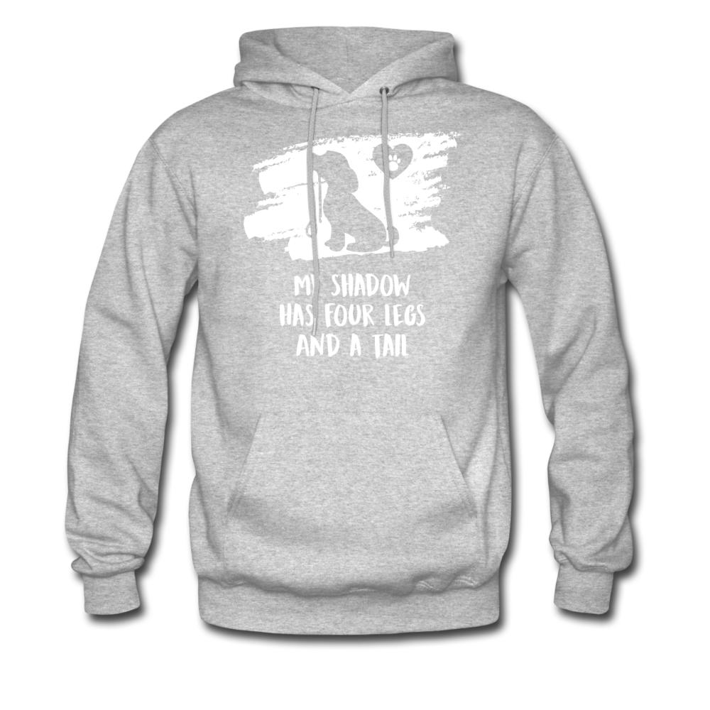 My shadow has four legs and a tail Unisex Hoodie-Men's Hoodie | Hanes P170-I love Veterinary