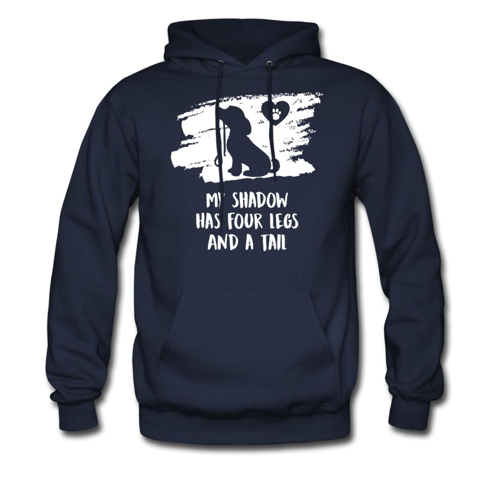 My shadow has four legs and a tail Unisex Hoodie-Men's Hoodie | Hanes P170-I love Veterinary