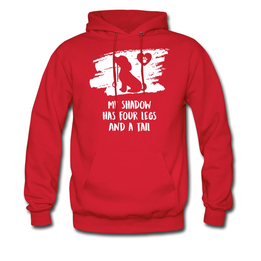 My shadow has four legs and a tail Unisex Hoodie-Men's Hoodie | Hanes P170-I love Veterinary