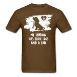 My shadow has four legs and a tail Unisex T-shirt-Unisex Classic T-Shirt | Fruit of the Loom 3930-I love Veterinary