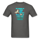 No animal too big or too small Unisex T-shirt-Unisex Classic T-Shirt | Fruit of the Loom 3930-I love Veterinary