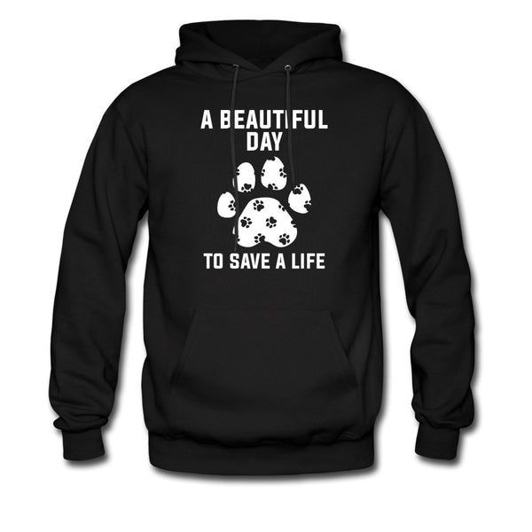 NOMV A beautiful day to save a life unisex Hoodie-NOMV-I love Veterinary