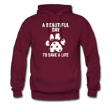 NOMV A beautiful day to save a life unisex Hoodie-NOMV-I love Veterinary