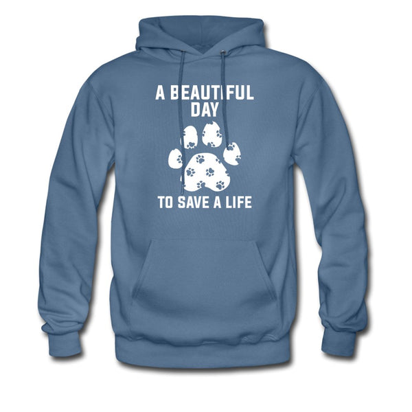NOMV A beautiful day to save a life unisex Hoodie-NOMV-I love Veterinary