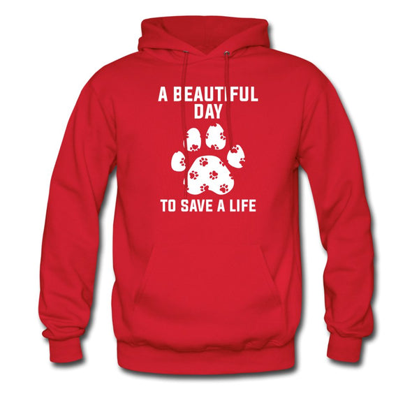 NOMV A beautiful day to save a life unisex Hoodie-NOMV-I love Veterinary