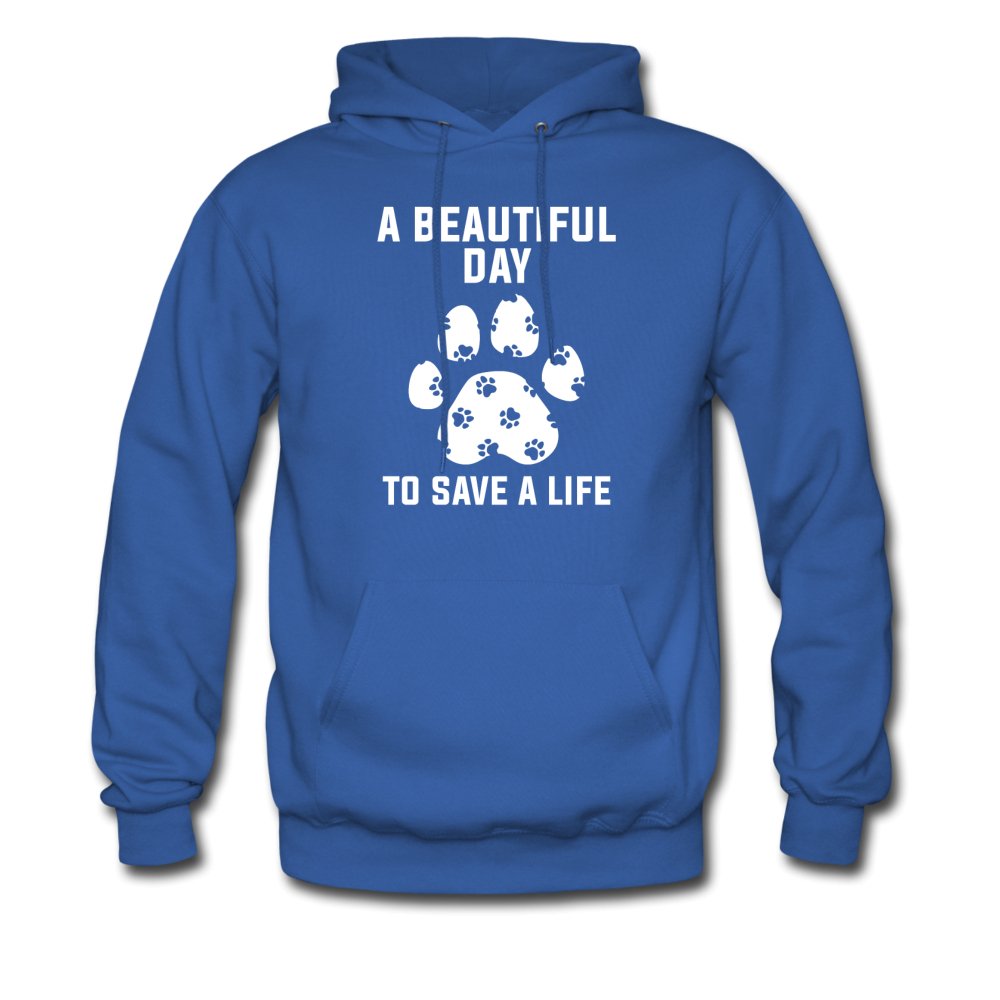NOMV A beautiful day to save a life unisex Hoodie-NOMV-I love Veterinary