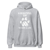 NOMV A beautiful day to save a life Unisex Hoodie-NOMV-I love Veterinary