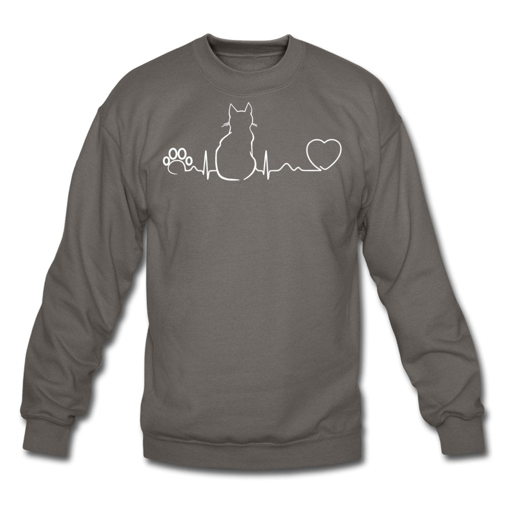 NOMV Cat Pulse Crewneck Sweatshirt-NOMV-I love Veterinary