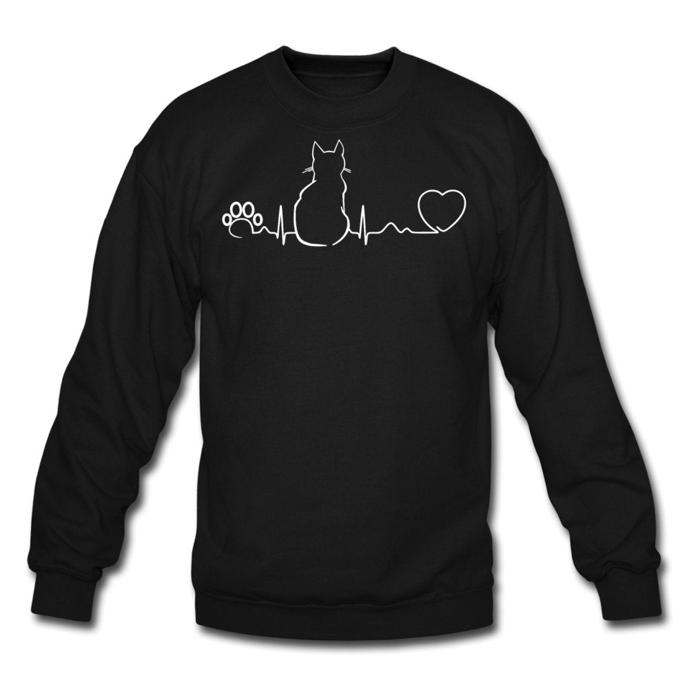 NOMV Cat Pulse Crewneck Sweatshirt-NOMV-I love Veterinary