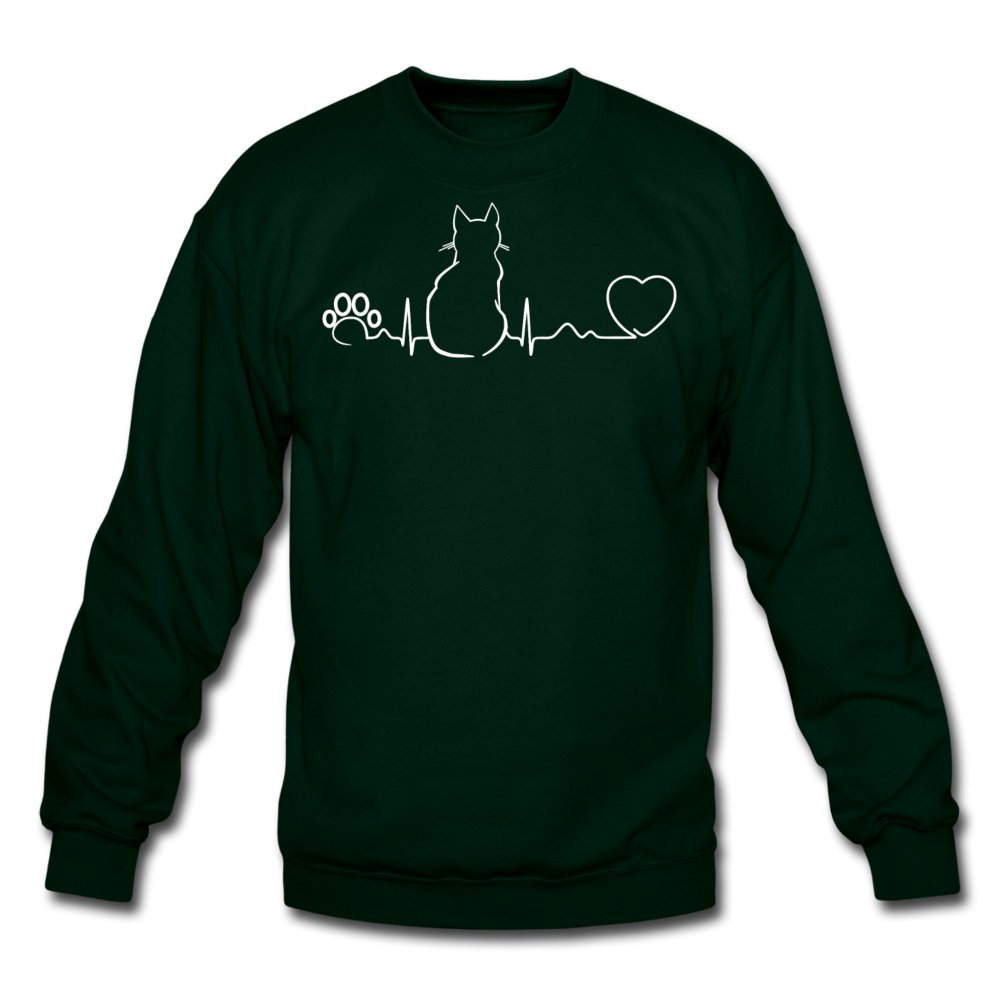 NOMV Cat Pulse Crewneck Sweatshirt-NOMV-I love Veterinary