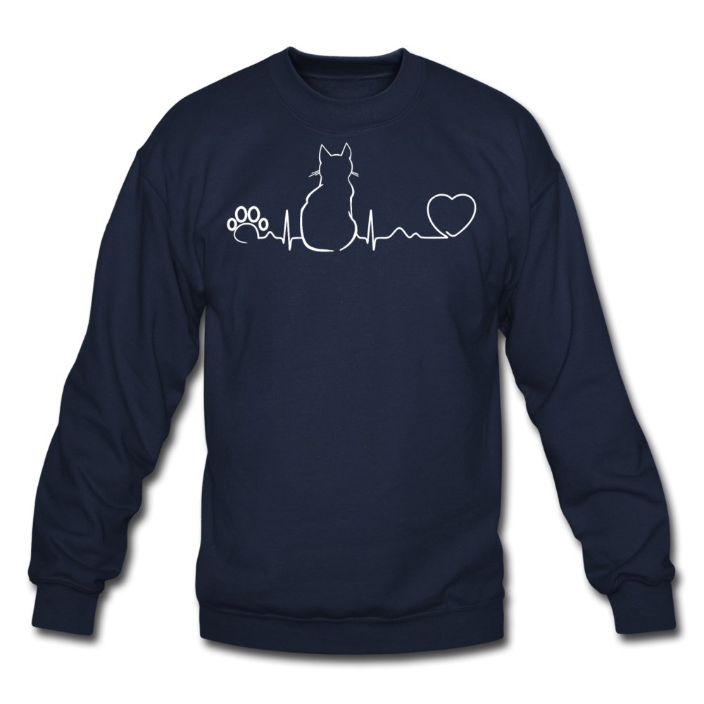 NOMV Cat Pulse Crewneck Sweatshirt-NOMV-I love Veterinary