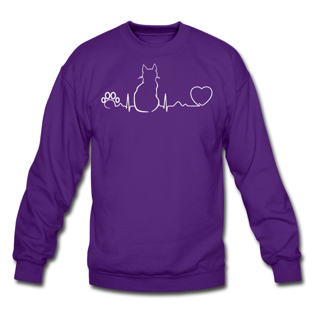 NOMV Cat Pulse Crewneck Sweatshirt-NOMV-I love Veterinary