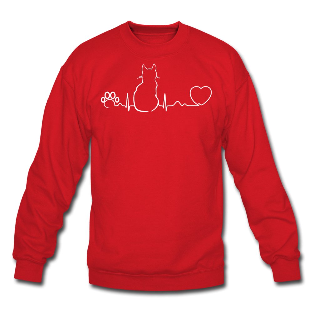 NOMV Cat Pulse Crewneck Sweatshirt-NOMV-I love Veterinary